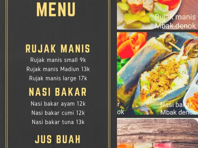 Gambar Makanan Rujak Ndower Mbak Denok 1