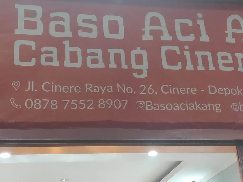 Baso Aci Akang - Cinere