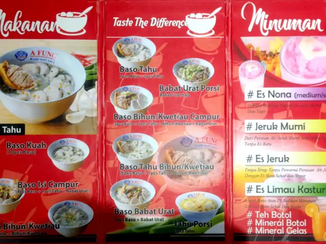 Gambar Makanan A Fung Baso Sapi Asli 3