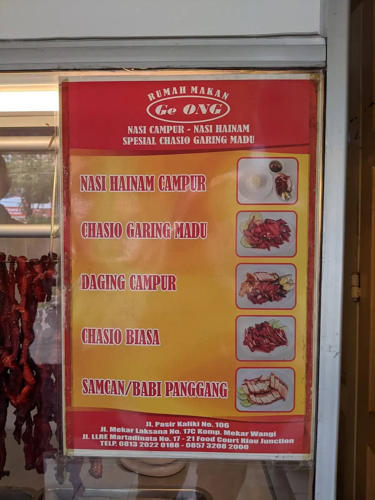 Rumah Makan Ge Ong Jakarta Nasi Campur