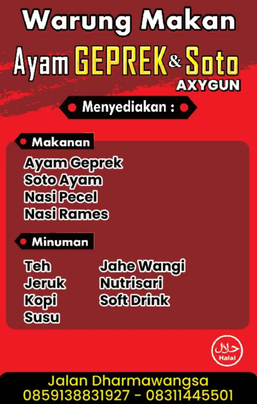 Ayam Geprek & Soto Axygun