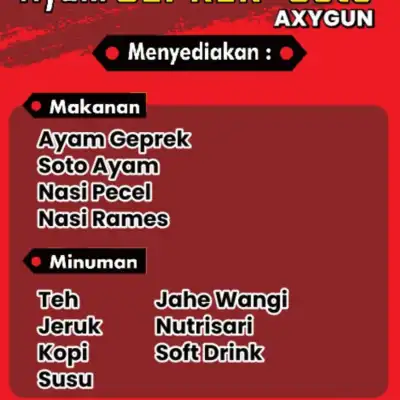 Ayam Geprek & Soto Axygun