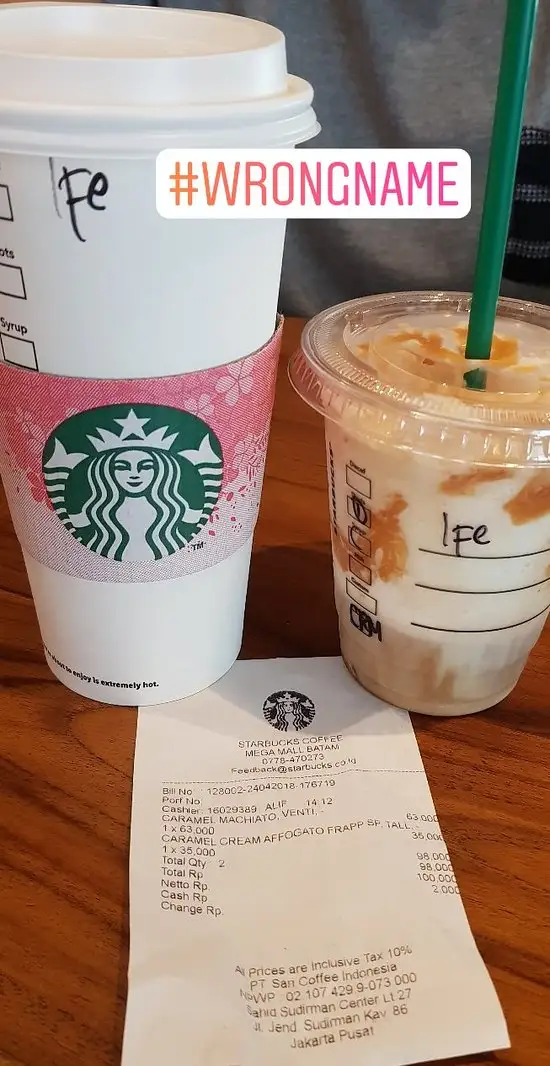 Gambar Makanan Starbucks Mega Mall Batam 3