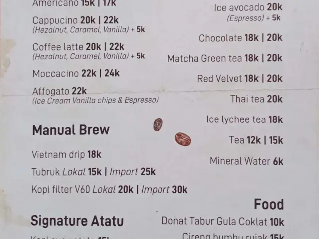 Gambar Makanan Atatu Kopi 1