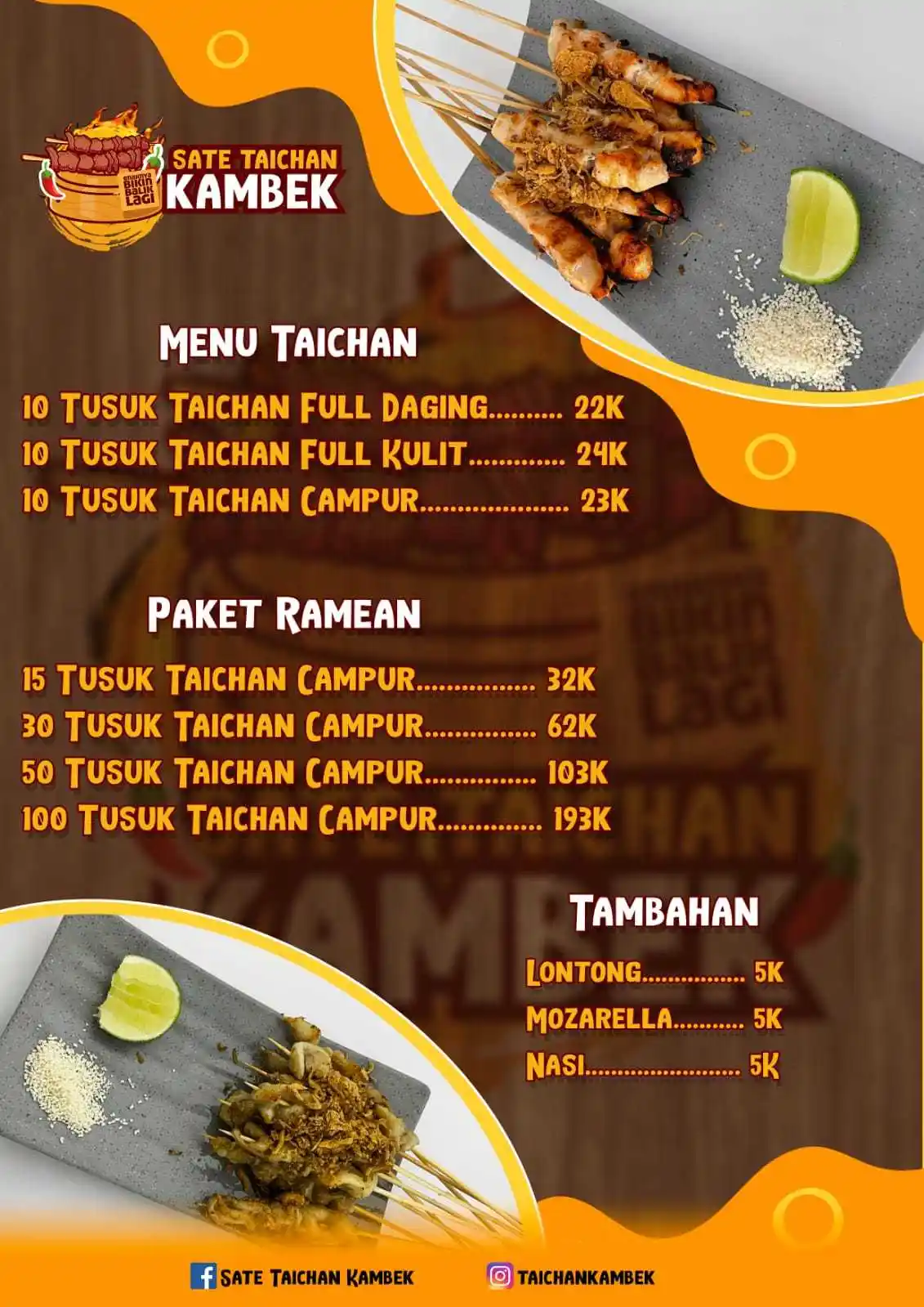 Sate Taichan Kambek