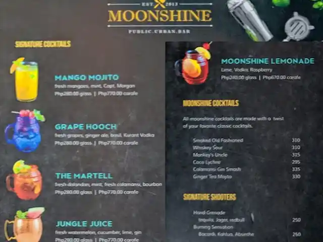 Moonshine Food Photo 2