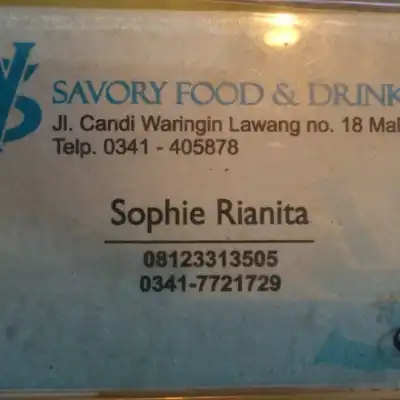 Savory Food & Drinks