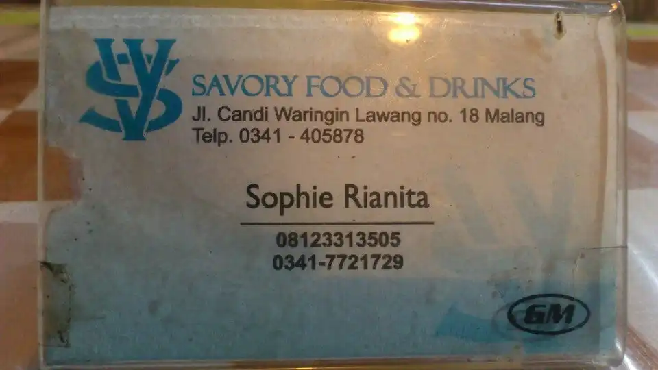 Savory Food & Drinks