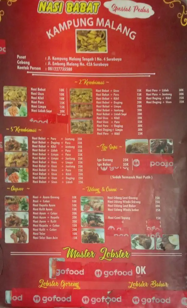 Gambar Makanan Nasi Babat Kampung Malang 1