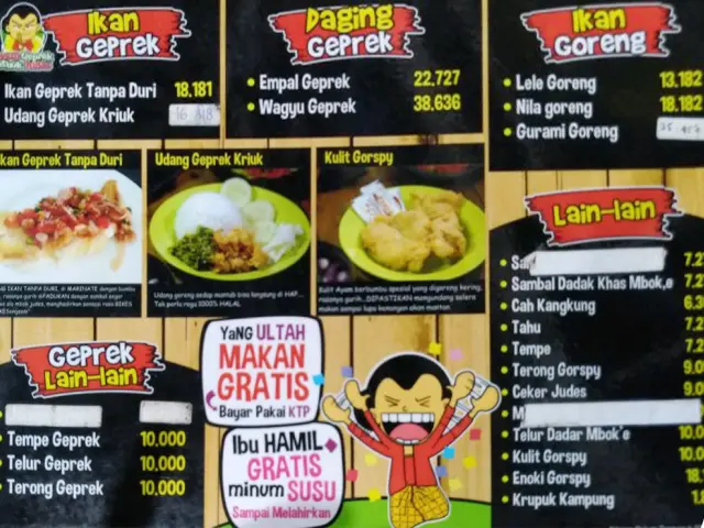 Gambar Makanan Ayam Geprek Mbok Judes 3