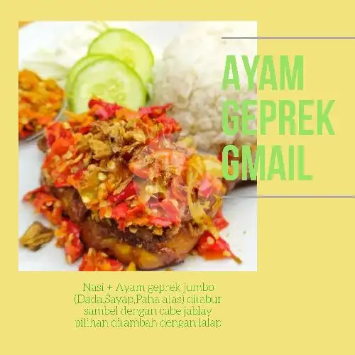 Gambar Makanan Ayam Geprek Kedai Gmail, Bogor Tengah 15