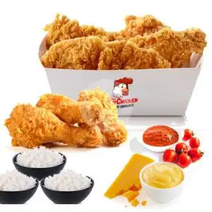 Gambar Makanan Fry Chicken, Podomoro City 3