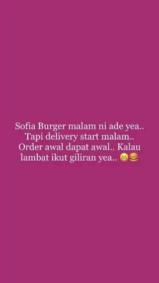 Sofia Burger (BurgerdeliveryBatuPahat)