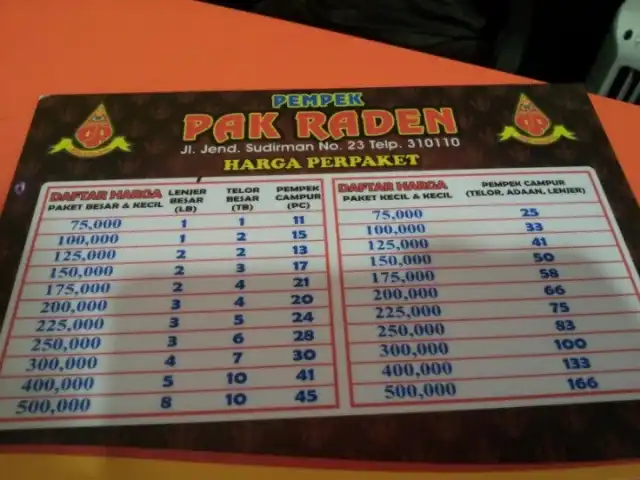 Gambar Makanan Pempek Pak Raden 3