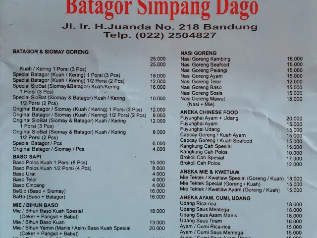 Gambar Makanan BSD (Batagor Simpang Dago) 1