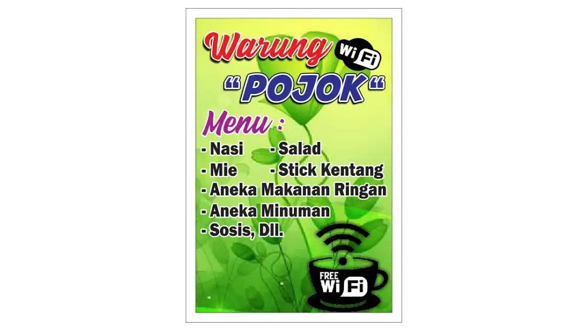 warung pojok bu naning free wifi