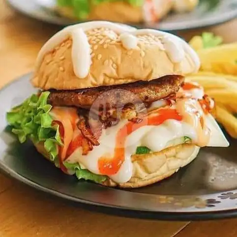 Gambar Makanan Burger Hemat Shofee, Untung Suropati 5