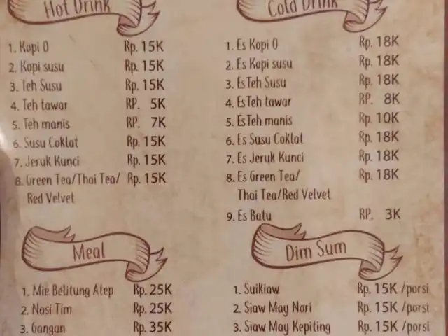 Gambar Makanan Kong Djie Coffee Belitung 1