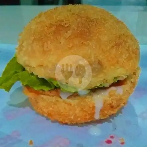 Gambar Makanan Burger Crispy, Depan Surau Nurul Anwar 5