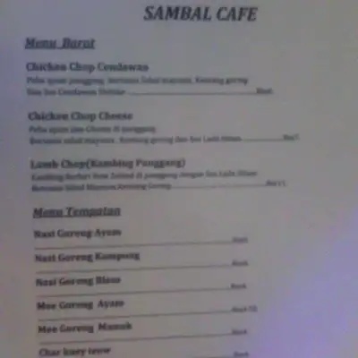 Sambal cafe - caiyok