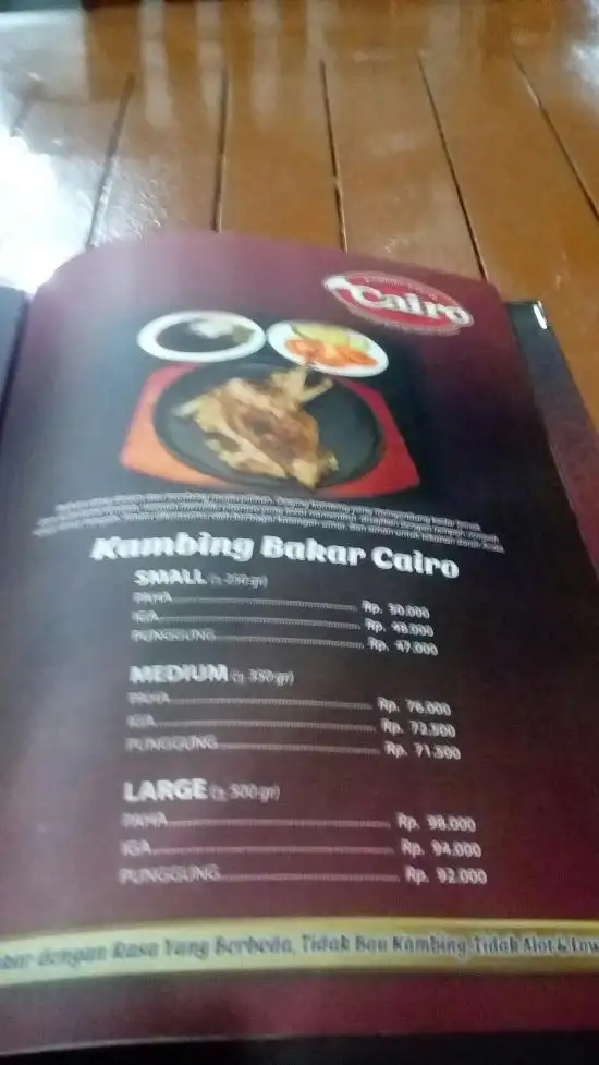 Gambar Makanan Kambing Bakar Cairo 4