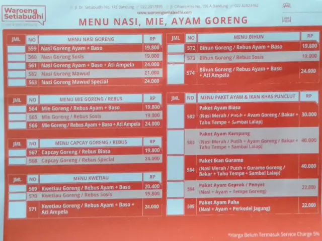 Gambar Makanan Waroeng Setiabudhi 4