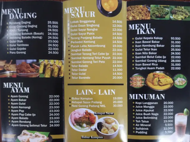 Gambar Makanan Nasi Kapau Langganan 1