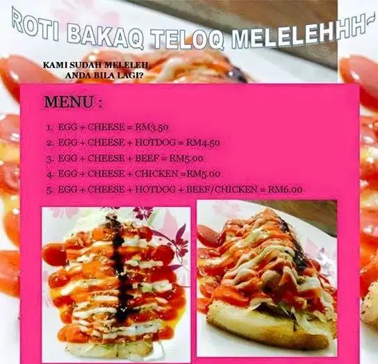 Roti Bakaq Teloq Meleleh Bangsar Food Photo 1