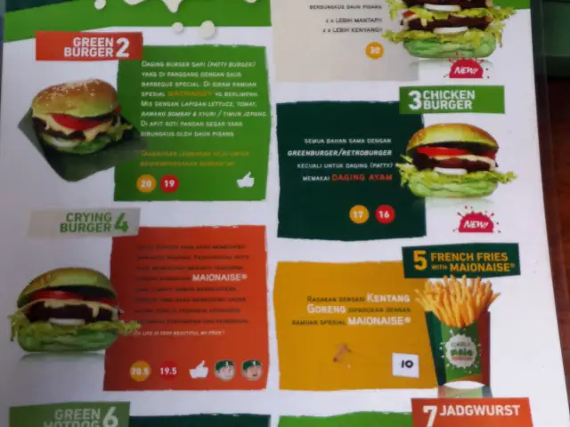 Gambar Makanan Maio Green Burger 10