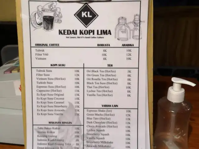 Gambar Makanan Kedai Kopi Lima 5