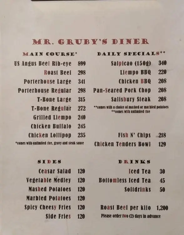 Mr. Gruby's Diner Food Photo 1
