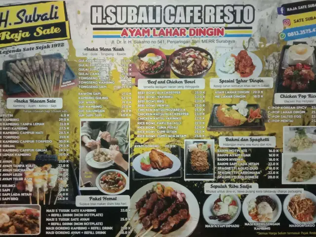 Gambar Makanan H. Subali Raja Sate 1