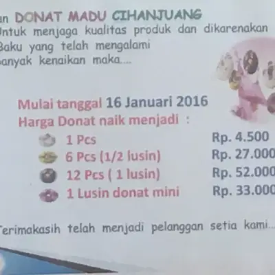 Donat Madu Cihanjuang