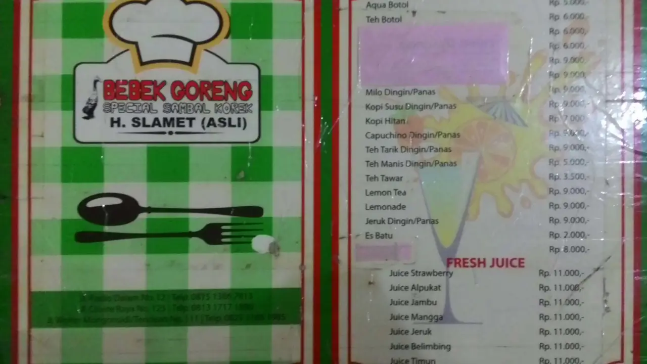 Bebek Goreng H. Slamet