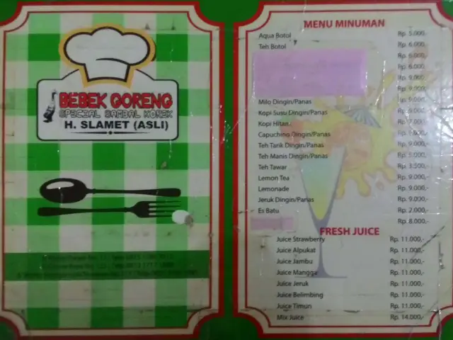 Gambar Makanan BebekGorengH.Slamet 1