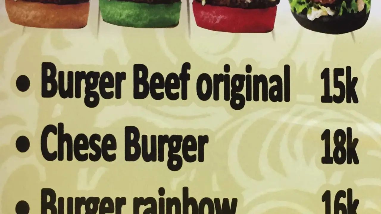 Kebab Rainbow Burger