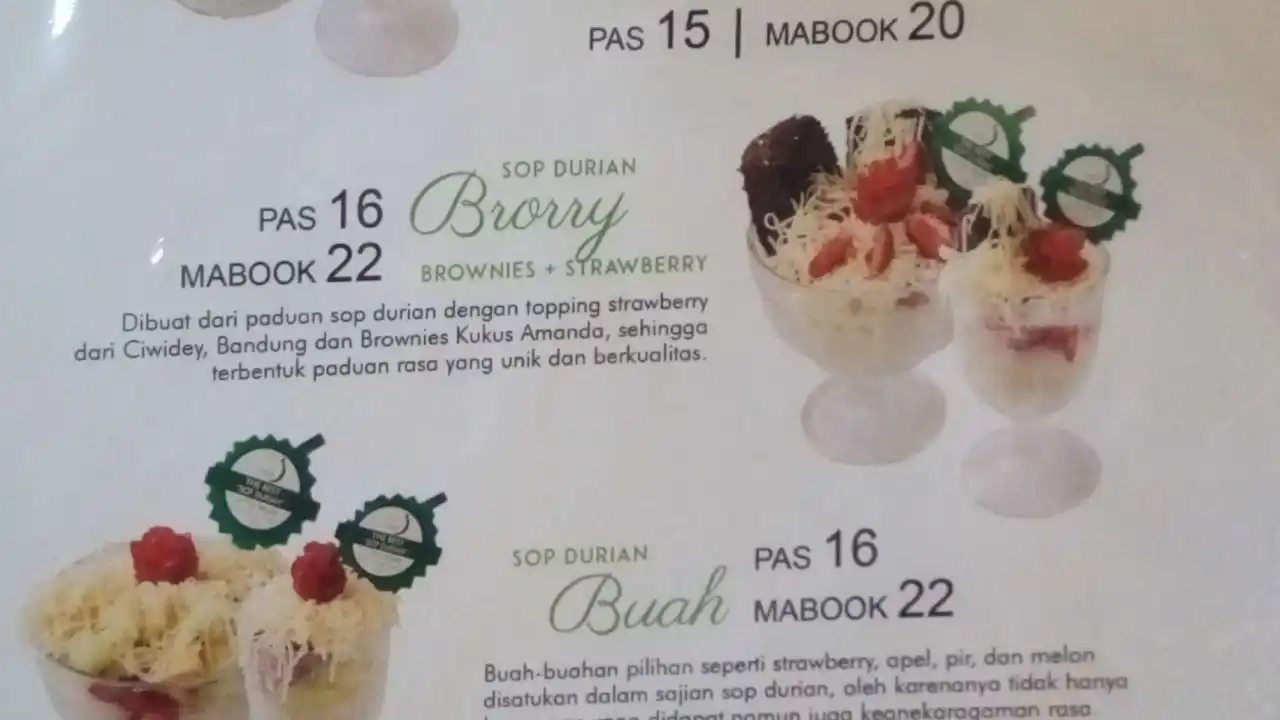 Sop Duren Lodaya