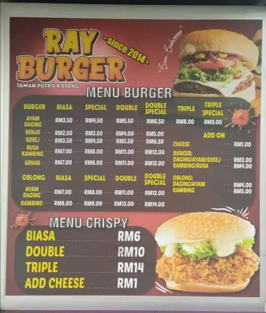Ray Burger Food Photo 2