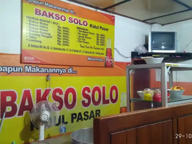 Gambar Makanan Bakso Solo Kidul Pasar 1
