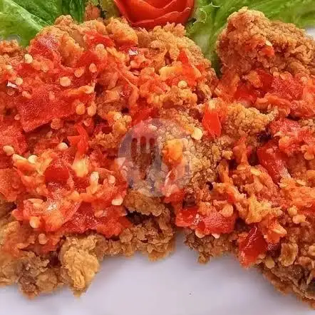 Gambar Makanan Ayam Geprek, Lontong Sayur dan Es Blend Junaka, Mergangsan 14