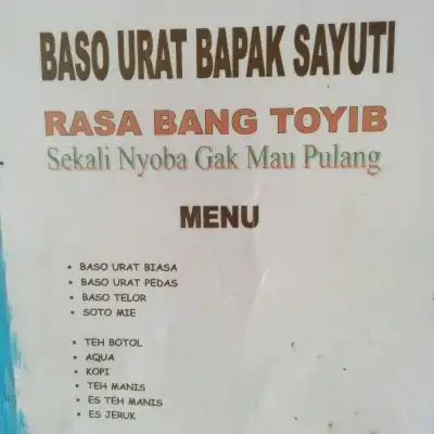 Bakso Urat Sayuti