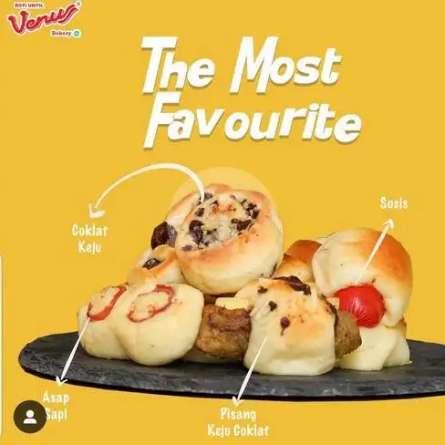 Gambar Makanan Roti Unyil Venus, HI 2