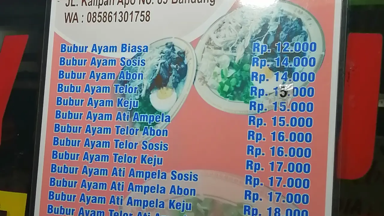 Bubur Ayam Sundafa 89