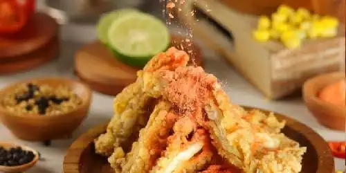 Ayam Gunting Crunchy dan Thai Tea, Karang Tengah 1