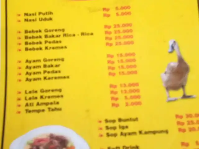 Gambar Makanan Bebek Goreng Sentul 2