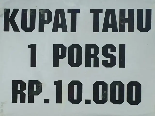 Kupat Tahu Mitra Batik