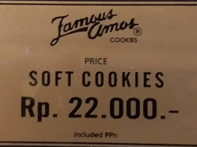 Gambar Makanan Famous Amos 10