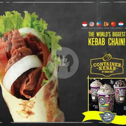 Gambar Makanan Kebab Container by Baba Rafi, Haryono MT 1