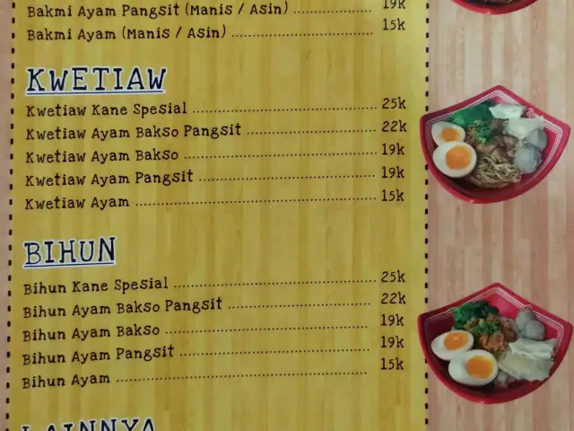 Gambar Makanan Bakmi Kane 1