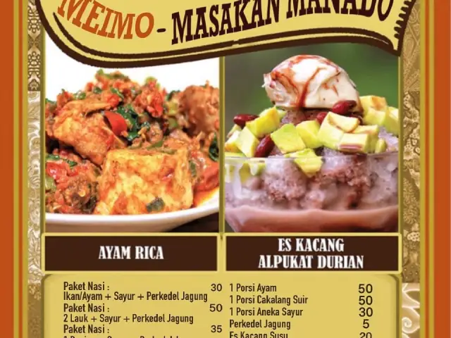 Gambar Makanan Meimo Masakan Manado 1